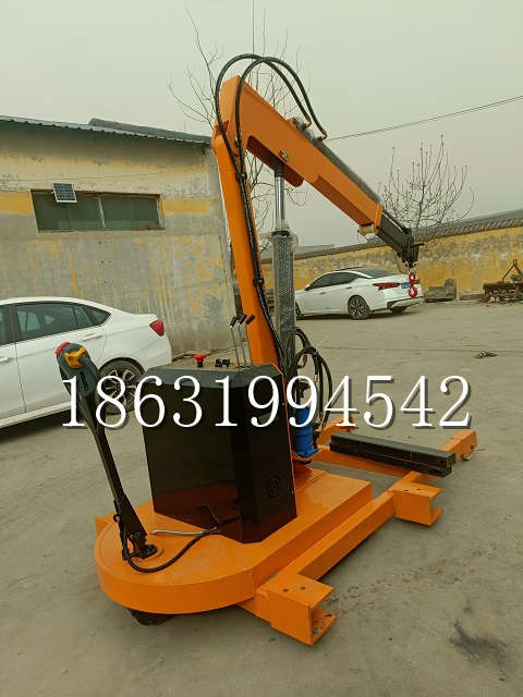 滦平县自卸车厢随车吊 自制轮式四不像起重机 四驱平板吊 5吨 贵盛